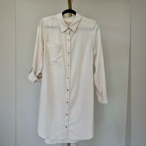 Michael Kors Ivory Long Sleeve Dress